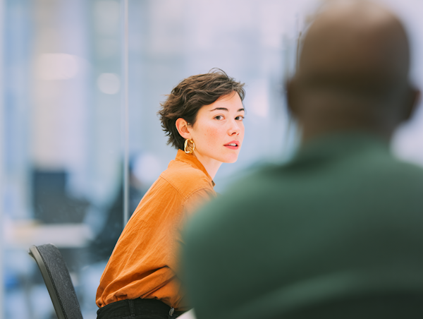 Sessione di consulenza con consulente finanziario